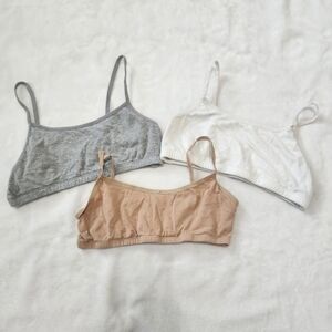 Old Navy Sweet Sassy Bralette Training Bras Lot Of 3